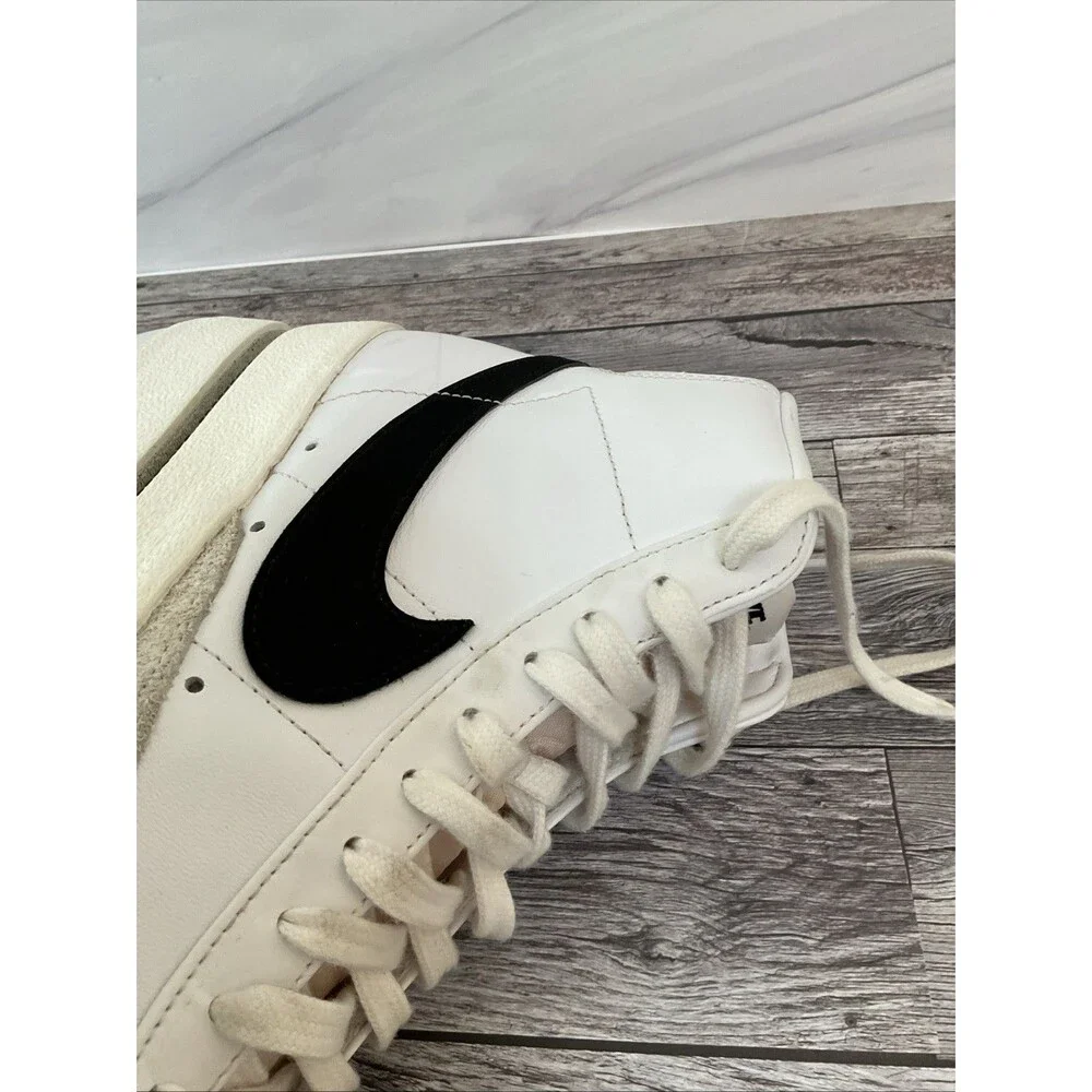 Nike Blazer Mid '77 Vintage White Black BQ6806-100 Og Men's Size 8.5 US